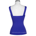 Belle Poque Sexy sans manches Sweetheart Classic Blue 50s Débardeur Pinup BP000341-3